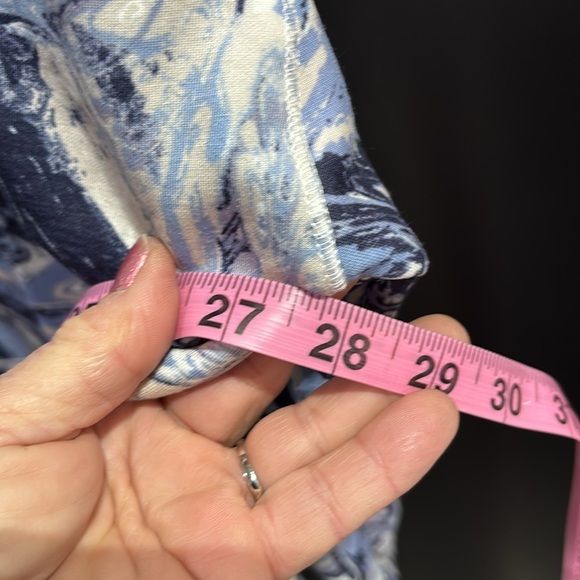 Cable & Gauge long sleeve pullover,super soft,stretch sweatshirt,marble print - Picture 8 of 11